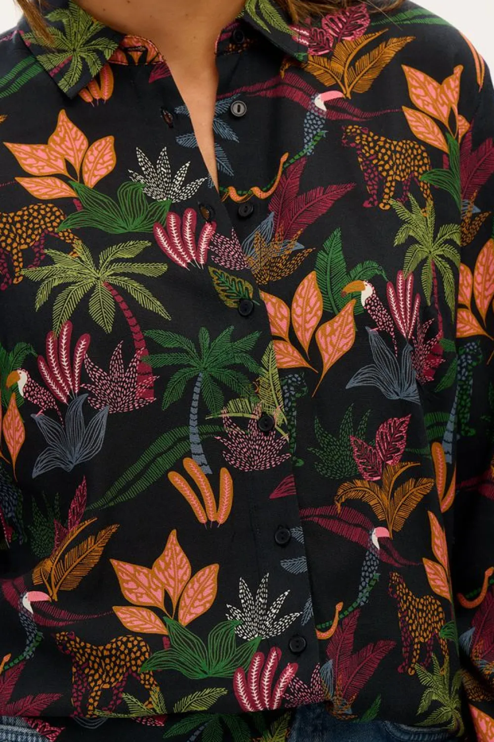 Sugarhill Brighton Joy Shirt Jungle Life
