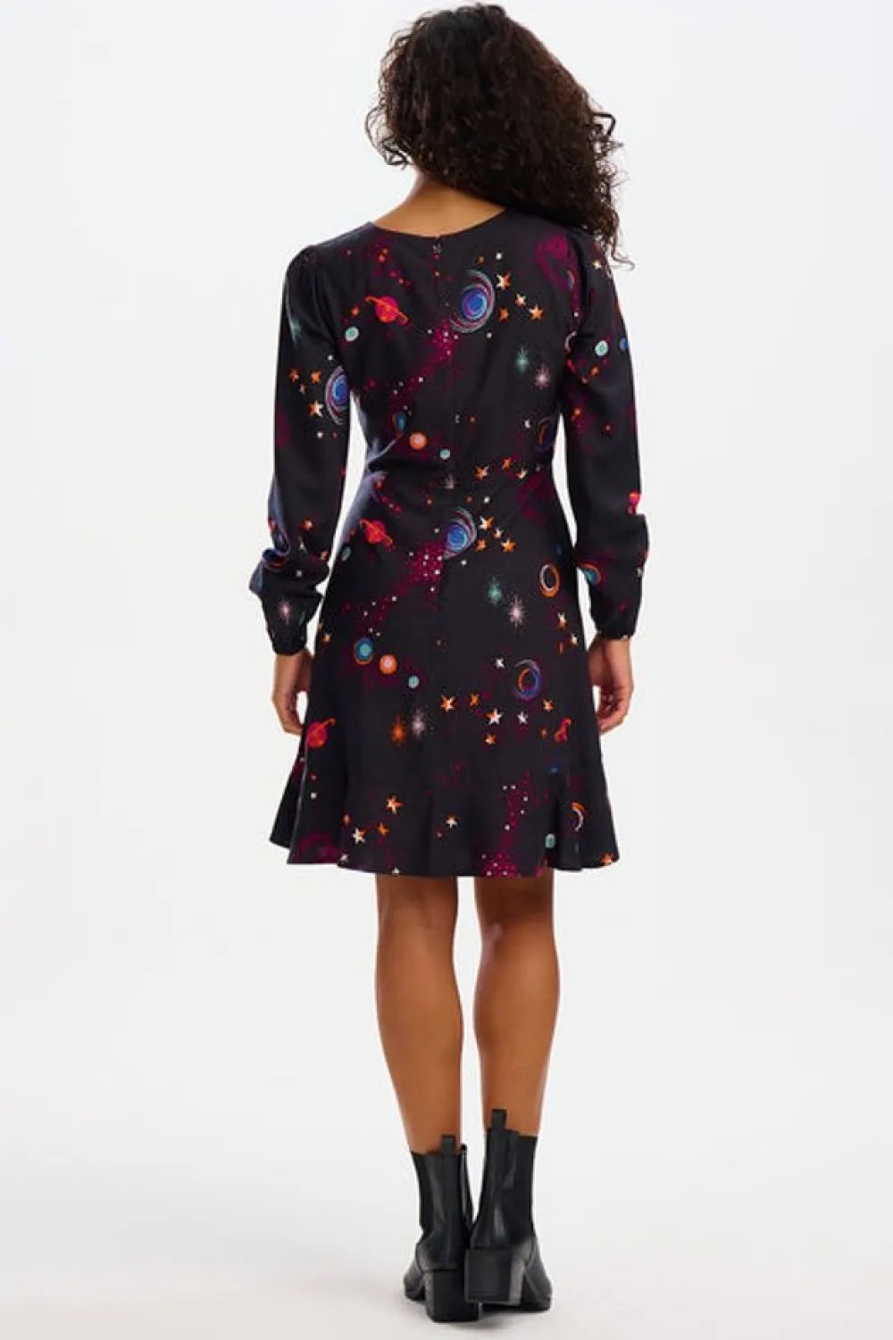 Sugarhill Brighton Juliette Dress - Black, Colourful Universe