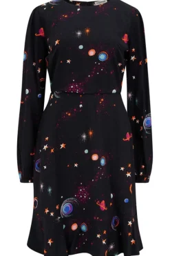 Sugarhill Brighton Juliette Dress - Black, Colourful Universe