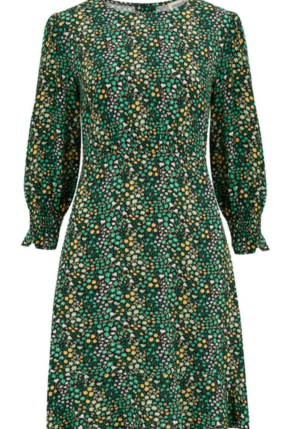 Sugarhill Brighton Lorelei Dress - Black/Green, Ditsy Floral