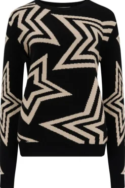 Sugarhill Brighton Thalia Jumper - Black, Star Explosion