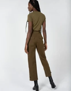 Unpublished Mia Belted Utility Pant Earth